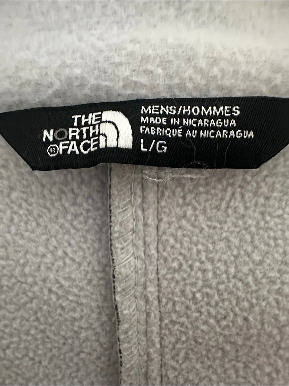 The North Face Gray Full-Zip Jacket - Men’s Large